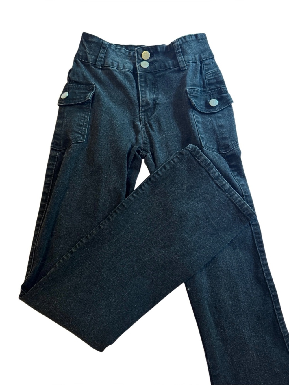 Women’s Black Cargo Jeans